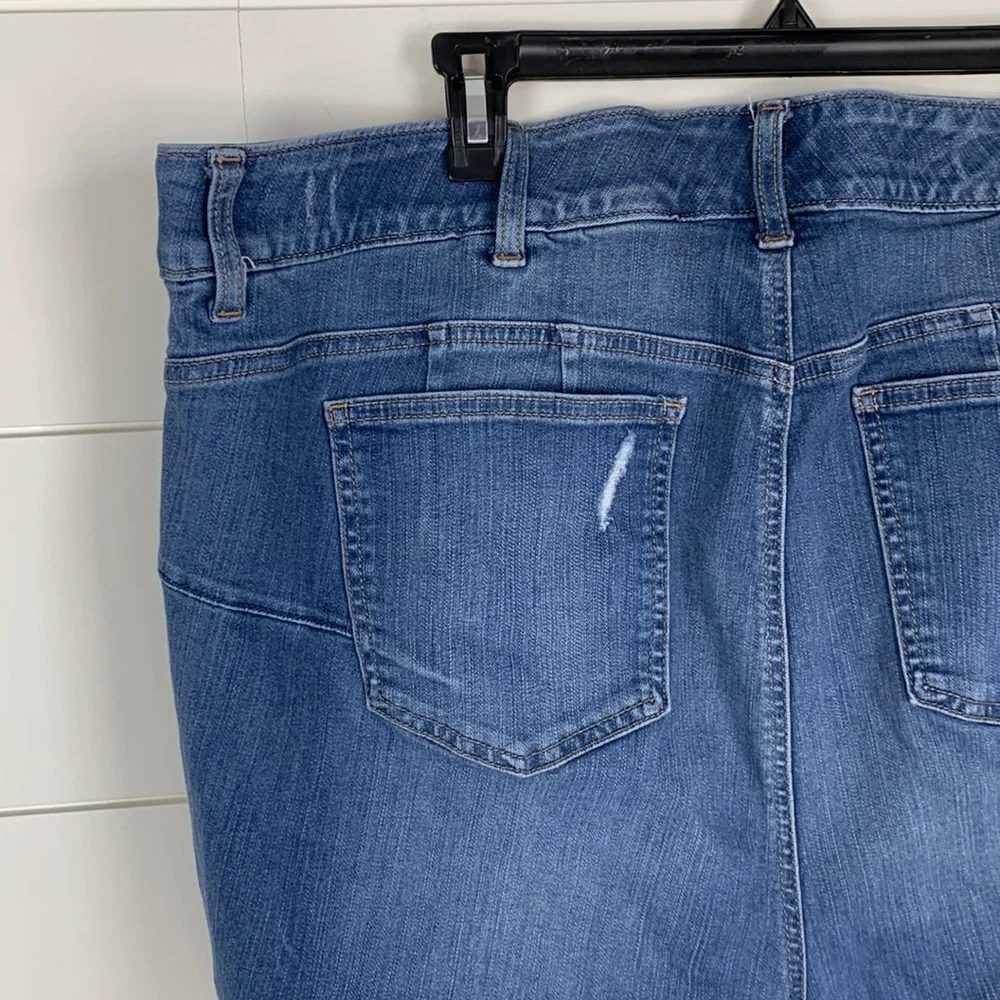 Torrid Women’s High-Rise Bombshell Skinny Stretch Deconstructed Size 24 R - Picture 6 of 16